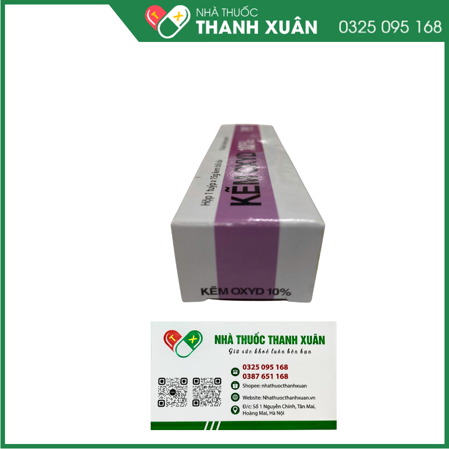 Kẽm Oxyd 10% Dược Hà Tây điều trị bệnh về da
